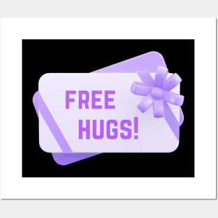 Free Free Hugs! Gift Card Posters and Art